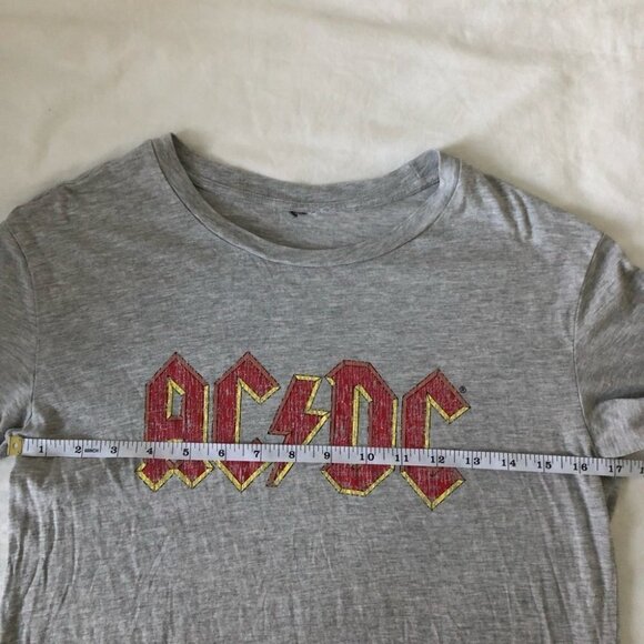 𝅺acdc Band Tee Cotton Blend - Picture 7 of 8